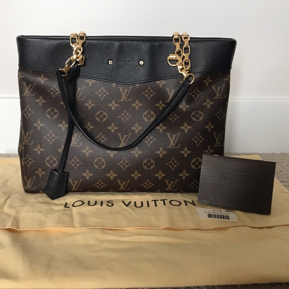 Louis Vuitton Pallas Shopper Chain Shoulder Bag - Picture 2 of 8